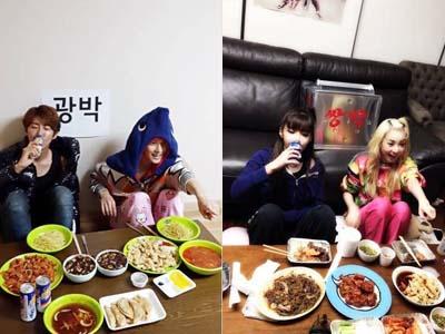 Lucunya Saat Kwanghee dan Siwan ZE:A Parodikan Dara dan Park Bom 2NE1!